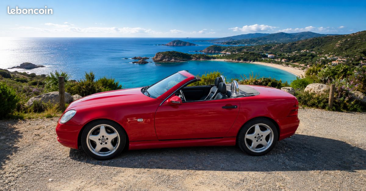 ✅ Échange cabriolet Mercedes Slk 230 kompressor 193cv 1998 finition amg (image 1)