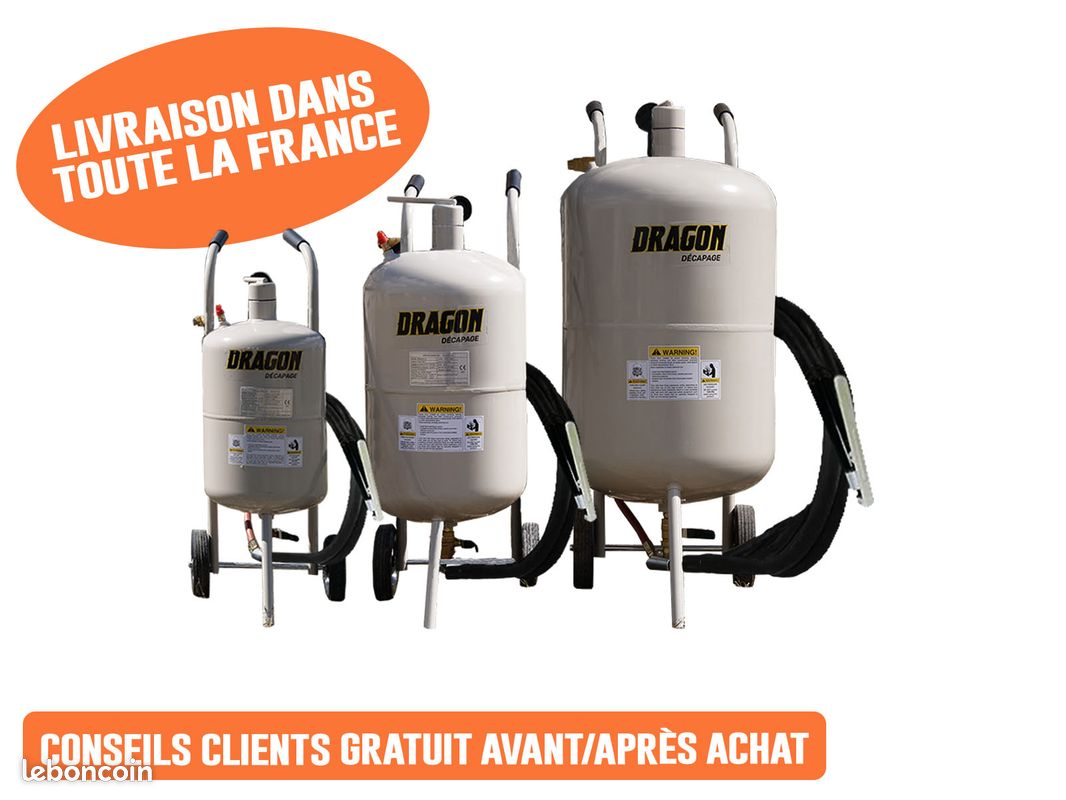Sableuse Aérogommeuse Dragon 40 – Décapage Multisupport (image 3)