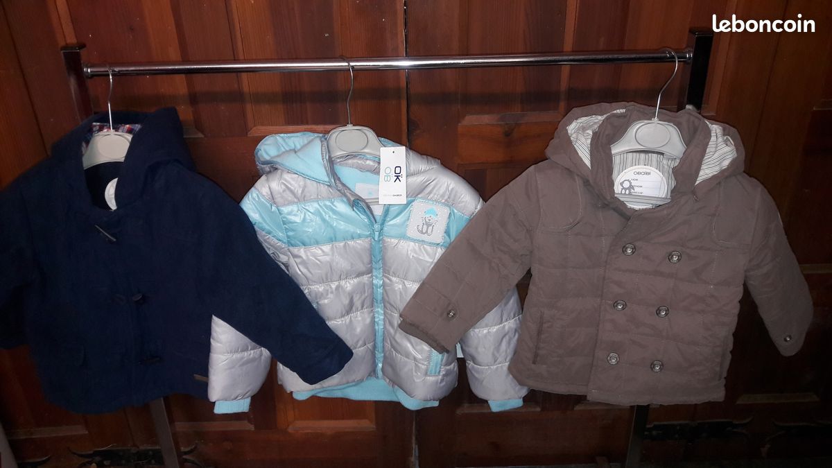 Manteaux neufs chauds garçon 2 ans (image 1)