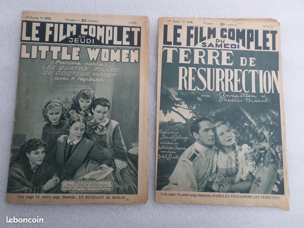 Cinéma : lot revues anciennes "Le Fim complet" (image 3)