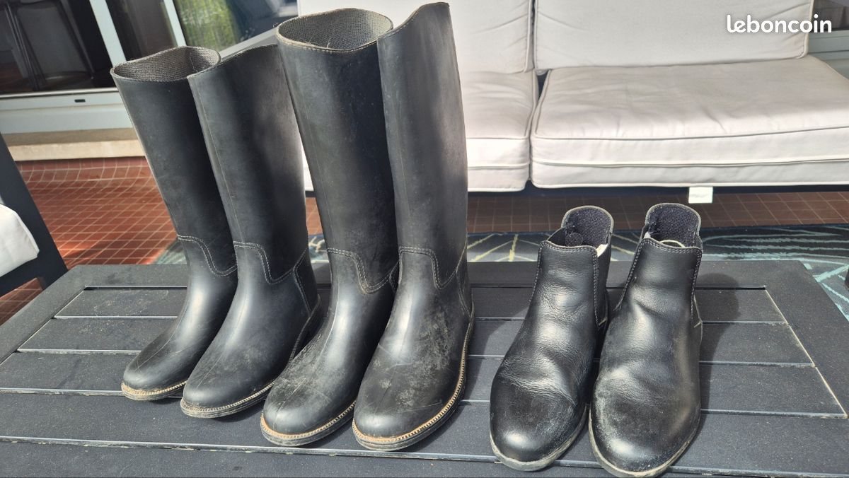 Bottes De Paddock Zippées Saxon Syntovia - Enfants