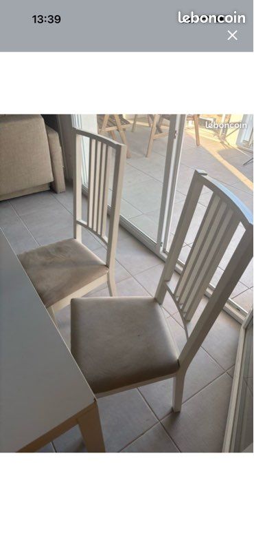 Table salle à manger 4 chaises (image 4)