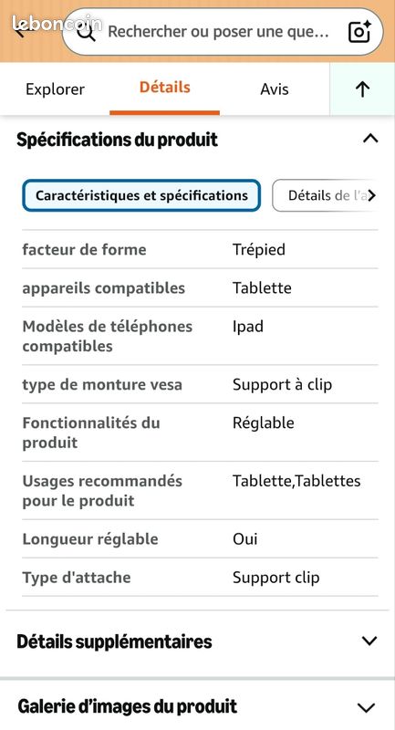Support pour tablette (image 5)
