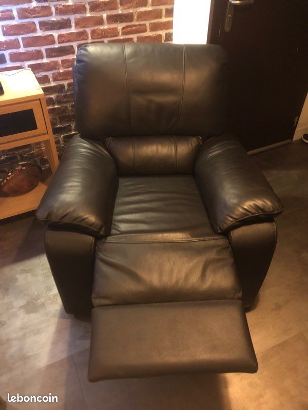 Fauteuil relax cuir (image 2)