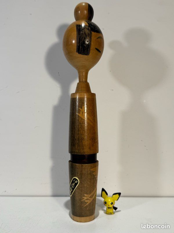 Poupée Kokeshi créative vintage par Miyashita Hajime Mizuchi (image 5)
