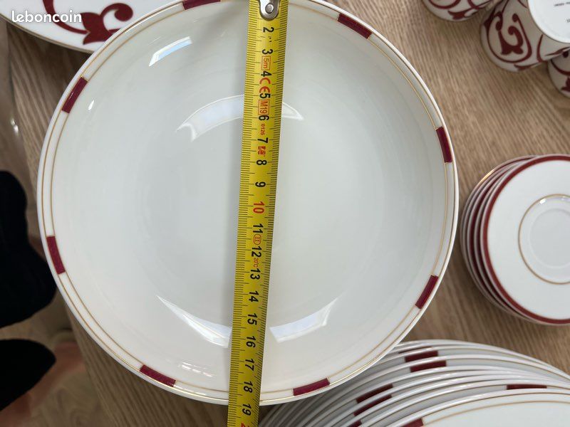 Service vaisselle porcelaine Létang Rémy - Arts de la table