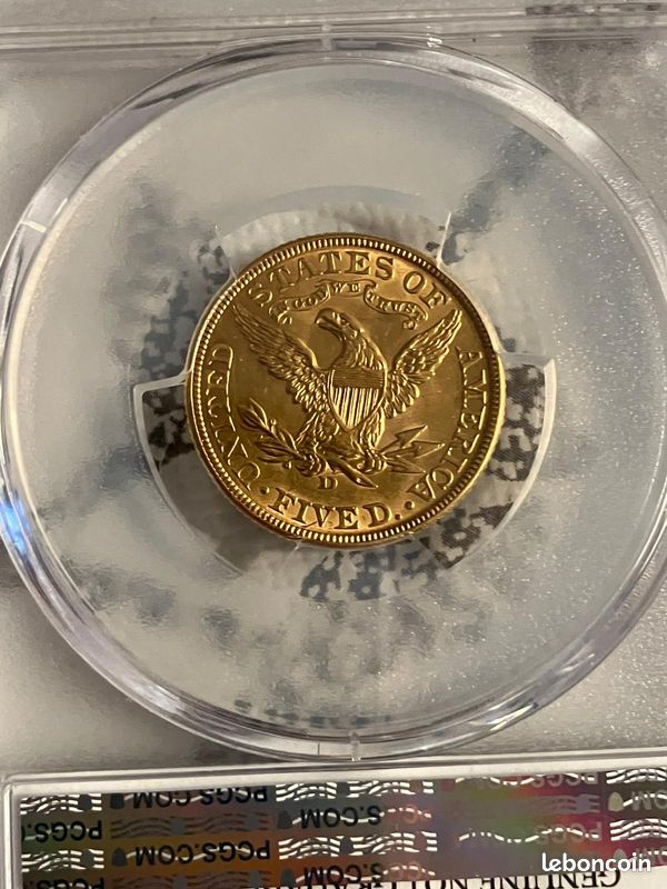 Pièce en or - 22 carats RARE (image 1)