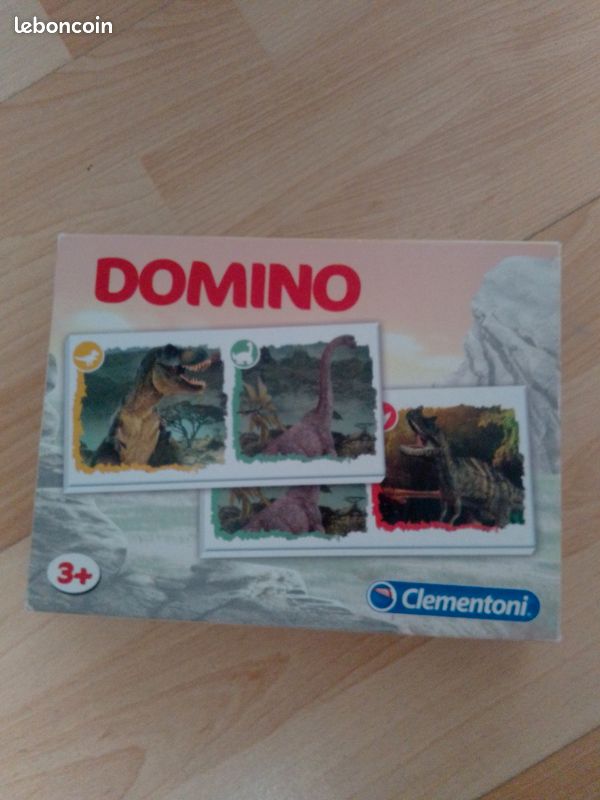 Domino jeu dinosaures (image 1)