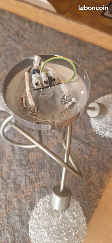 Plafonnier moderne alu boules (image 5)