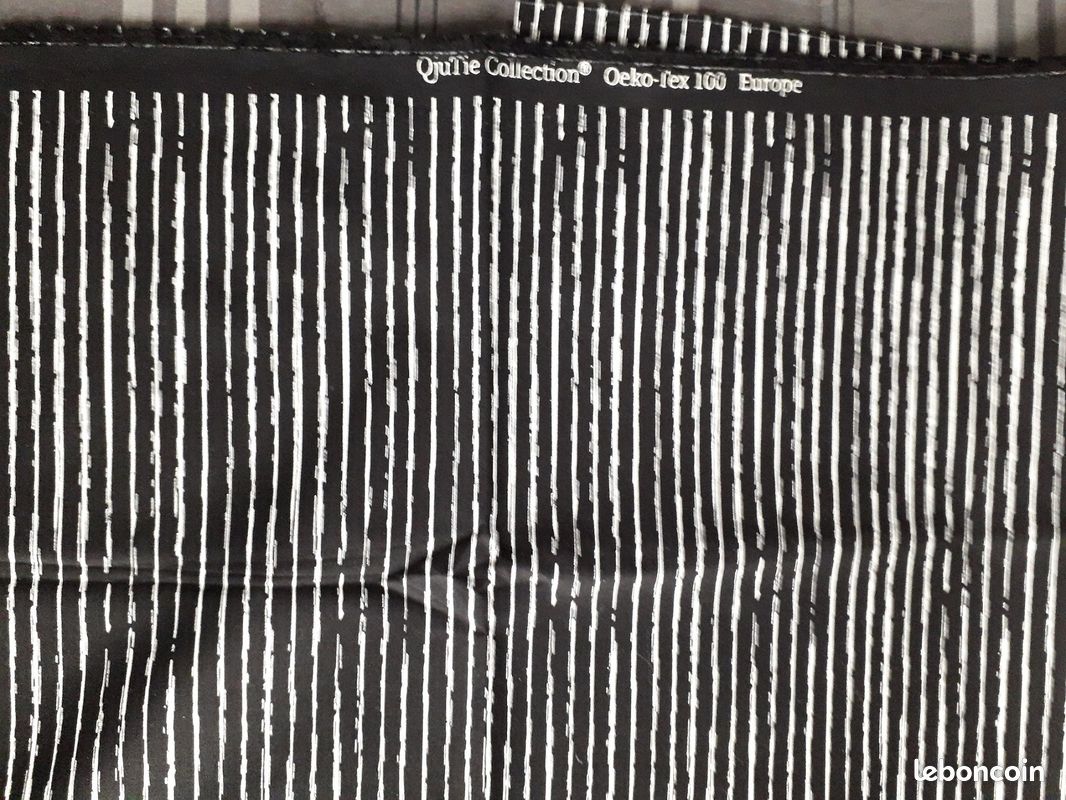 Lot 10 coupons tissu neuf 100 % coton pour couture (image 2)