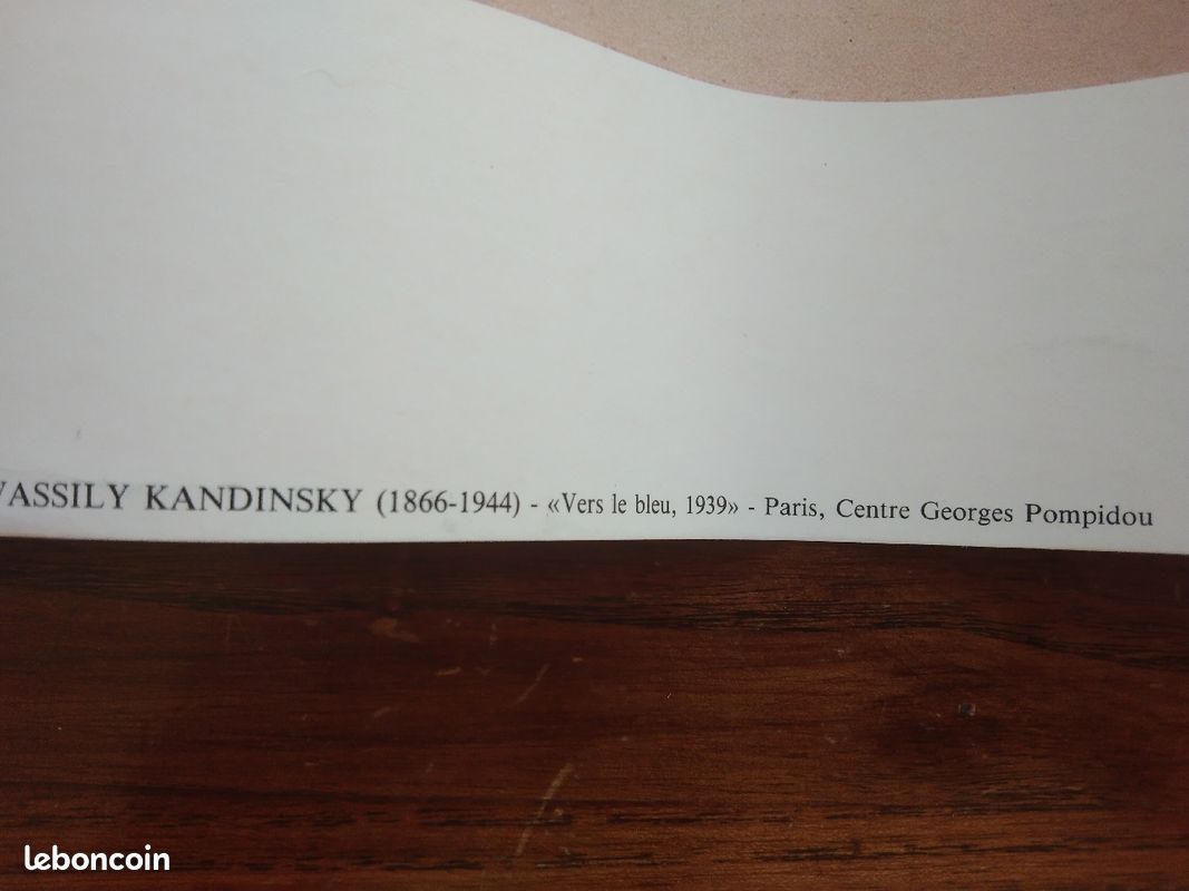 Affiche Kandinsky Vers le bleu (image 3)