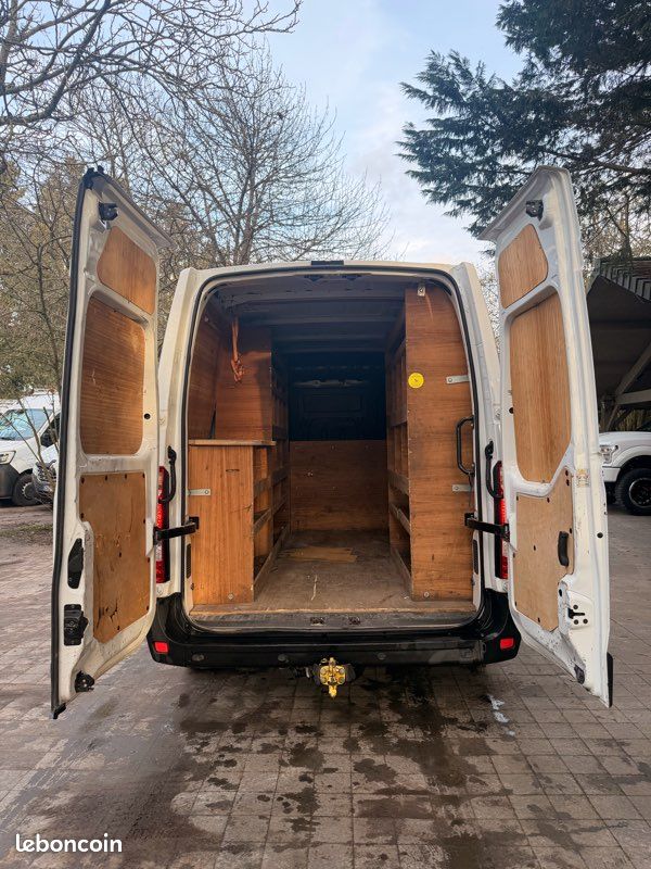 Renault master l2h2 2,3 dci 135 grand 3.5t confort fgn trac - 12 908 ht - tva récupérable - sort de revision - aucun frais a prévoir (image 5)