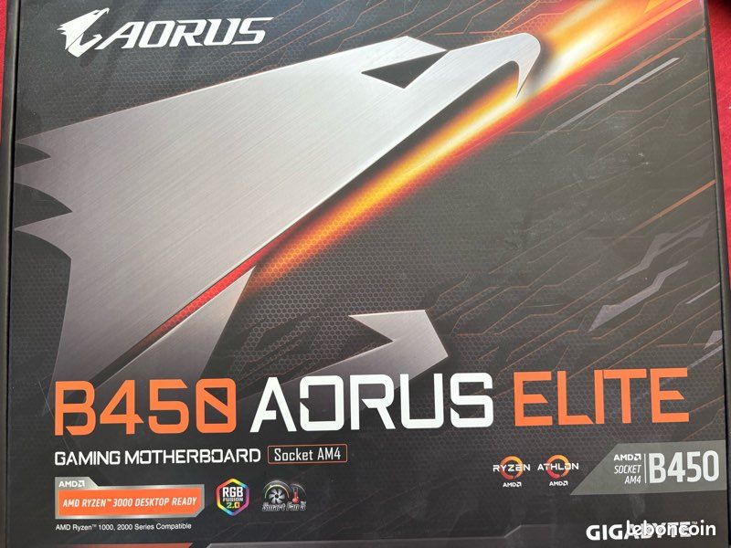 Carte mère aorus b450 élite + ryzen 7 2700x (image 1)