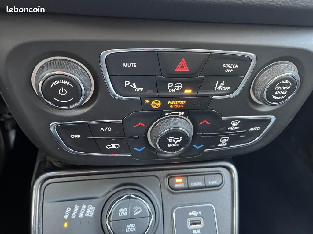 JEEP COMPASS 1.3 GSE T4 - 190 - BVA 4xe eAWD moteur neuf (image 19)