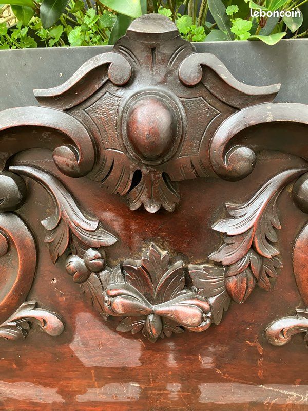Tête de armoire ou lit ( Antique ) (image 2)