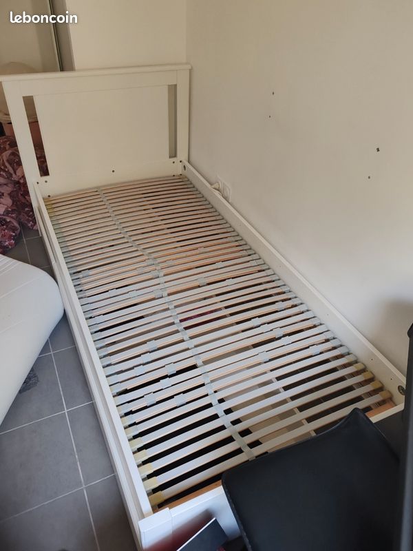 Lit simple 90x200 IKEA (image 2)