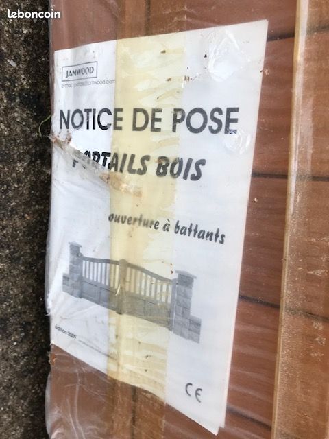 Portillon en bois style Biscarrosse – Neuf (image 2)
