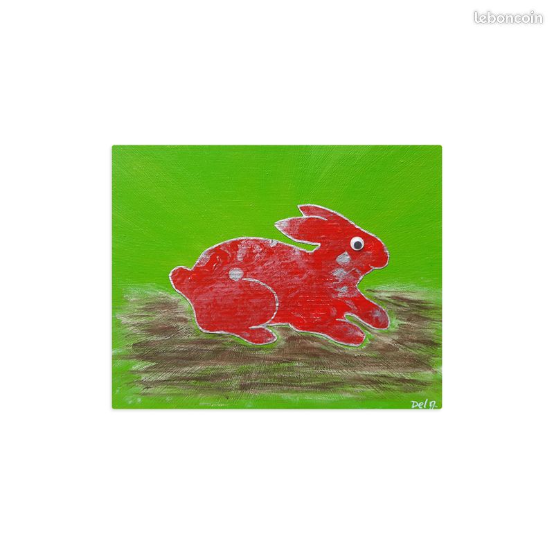 Peinture acrylique sur chassis bois 20 x 25 (image 1)