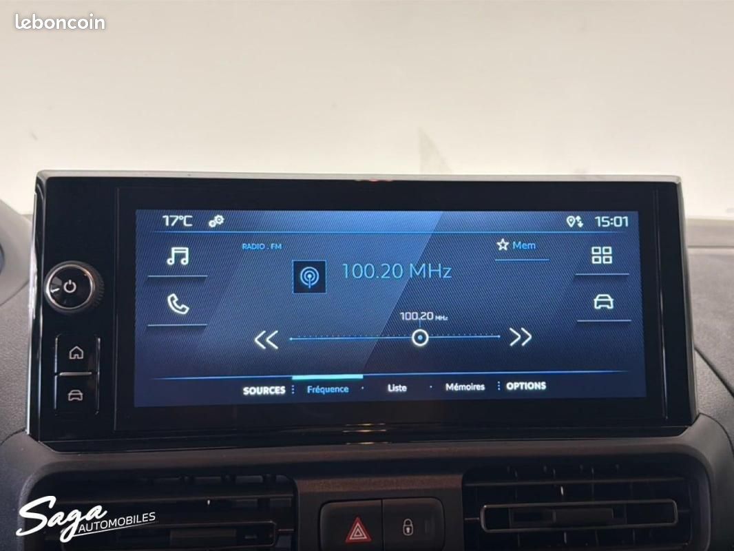 Peugeot Partner FOURGON M 650 KG BLUEHDI 100 S&S BVM6 (image 18)