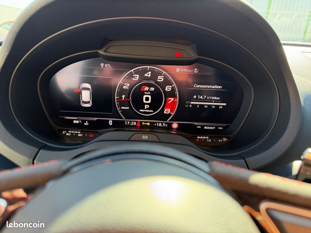 AUDI S3 2.0 TFSI 310 S TRONIC 310Ch Garantie 12 mois (image 11)