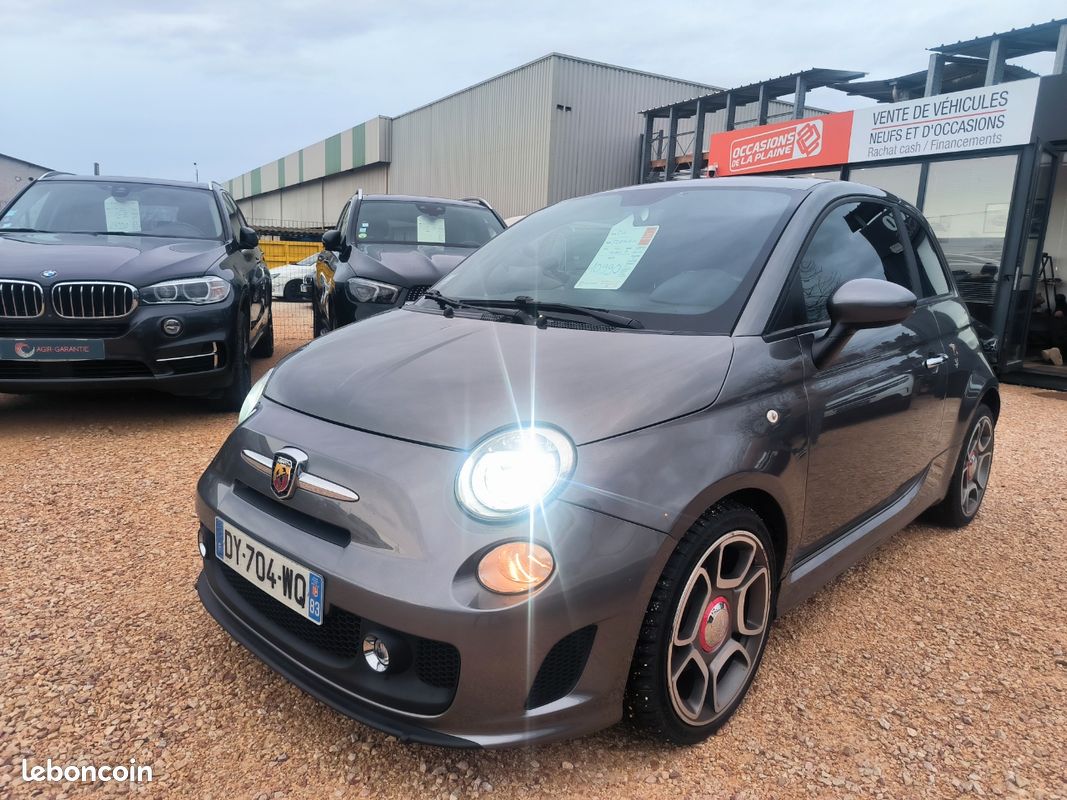 Fiat 500 Abarth 1.4 turbo 140 ch 595 véhicule français historique d'entretien complet distribution ok garantie 6 mois (image 2)