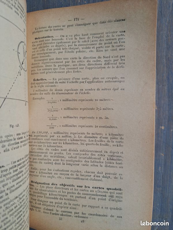 Manuel du chef de section d’infanterie - 1916 - Bon état - Paris, Imprimerie nationale - Grand quartier général 3ème bureau (image 3)