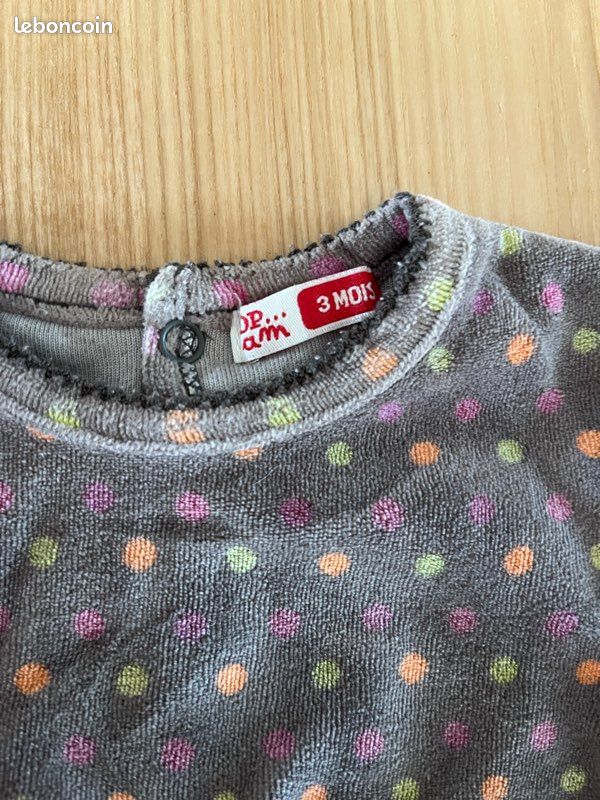 Lot bodies et pyjamas 3 mois (image 11)