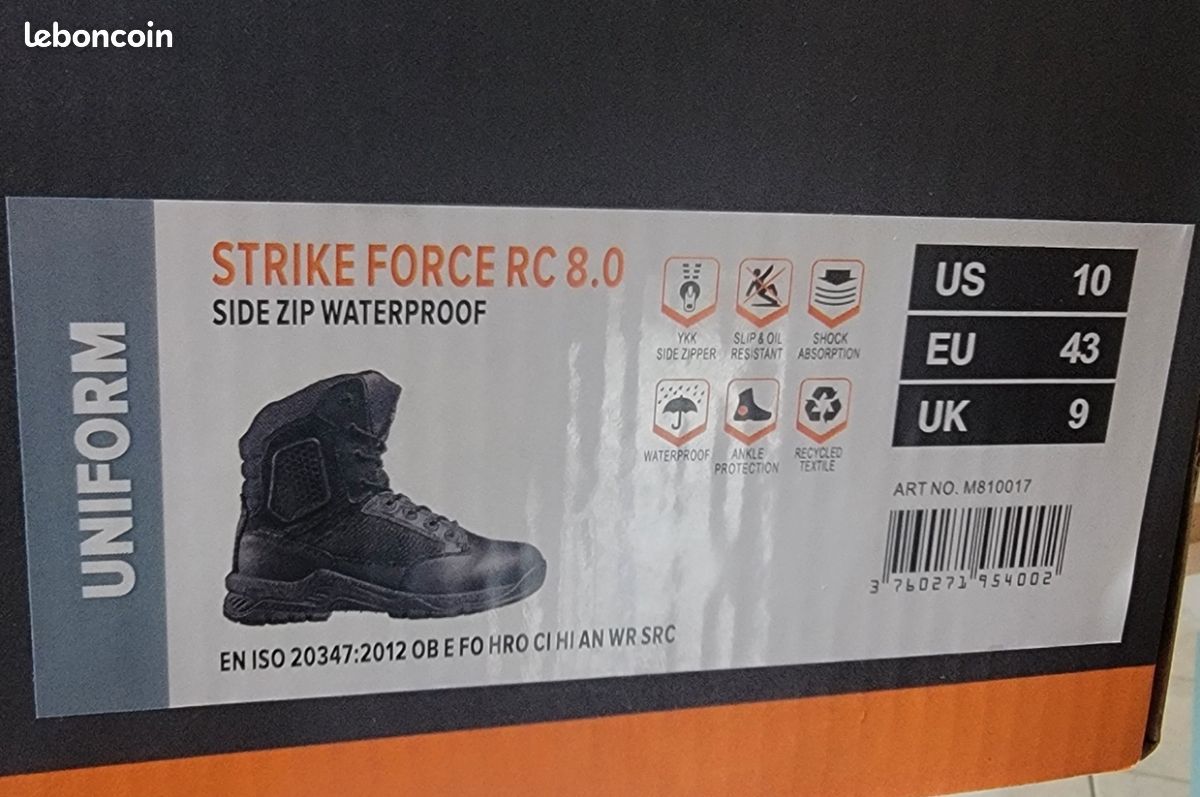 Rangers Magnum Strike Force RC 8.0 pointure 43 neuve neuf (image 1)