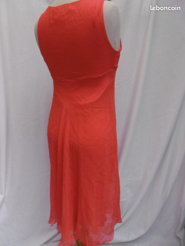 Costume Vintage Renato Nucci Paris En Soie Pure - Taille 38 (M) - Bleu - Années 50 - Occasion Très Bon état