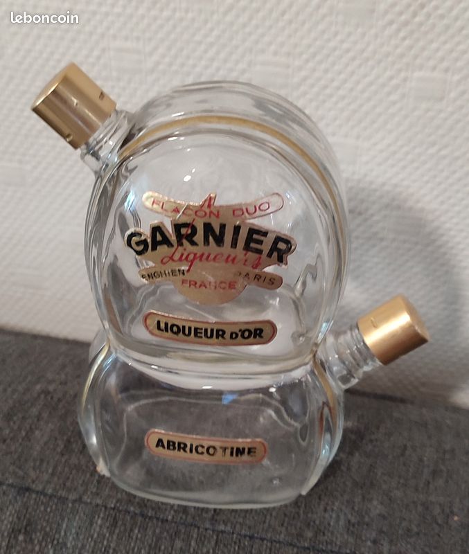 Flacon duo liqueur Garnier vintage (image 3)