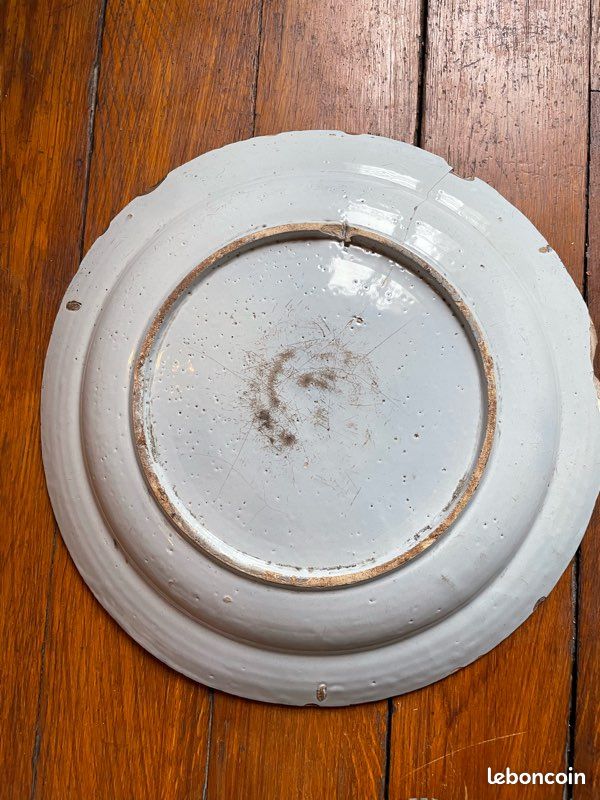 Grande assiette compagnie des Indes (image 2)