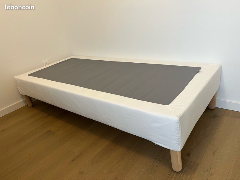 Lit / sommier tapissier et matelas neufs IKEA (image 1)