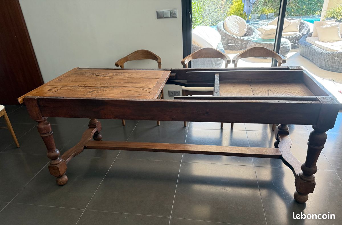 Pieds de table en bois massif (image 2)