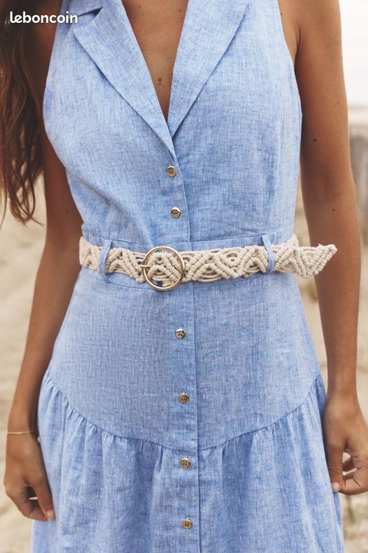 Robe Zara Taille M - Imprimé Zèbre, Manches Longues Avec Ceinture, Neuve Étiquetée