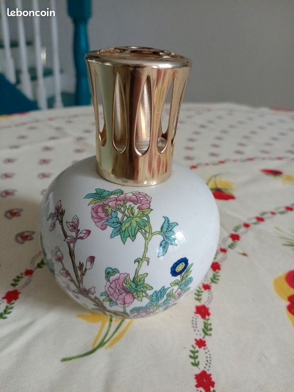 LAMPE BERGER Paris Jars à Décor de Fleurs Japonisant EUR 14,90 - FR