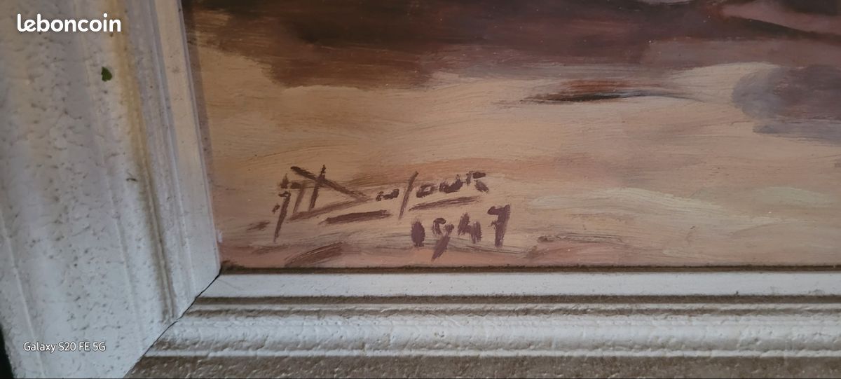 Tableau peinture huile orientale (image 2)
