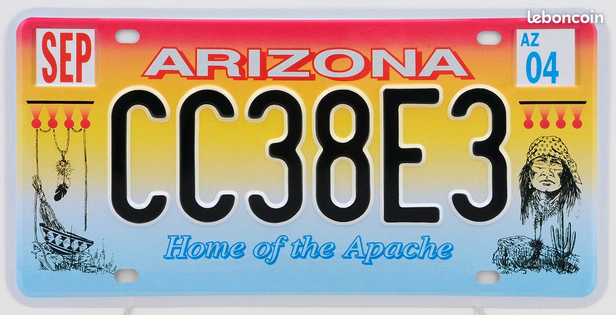 ARIZONA Home of the Apache 31x16 Nation objet neuf prix 12.00 euros +6.50 (image 1)