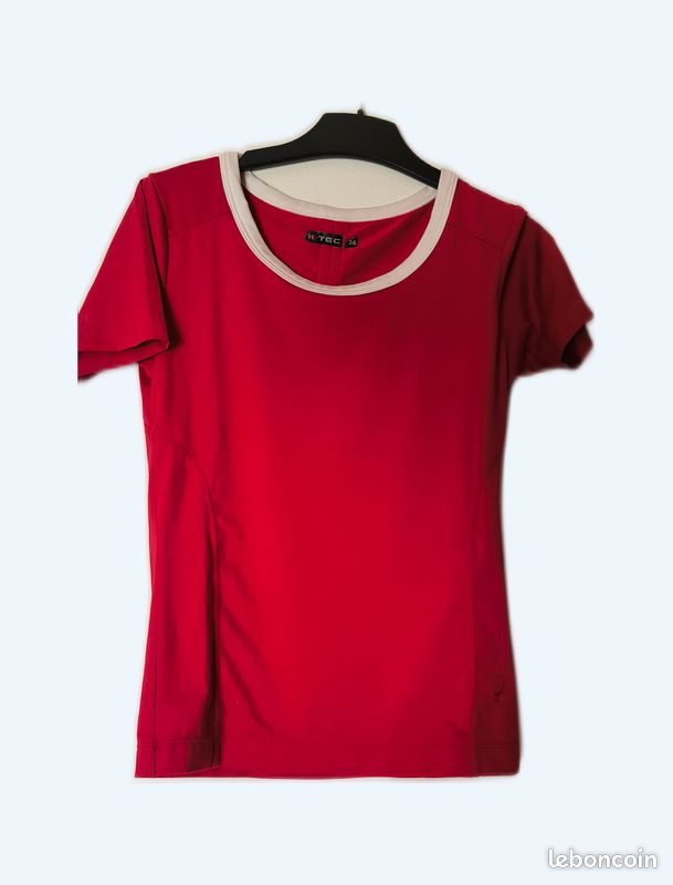 Tee shirt et brassière de sport. Femme taille 36 (image 1)