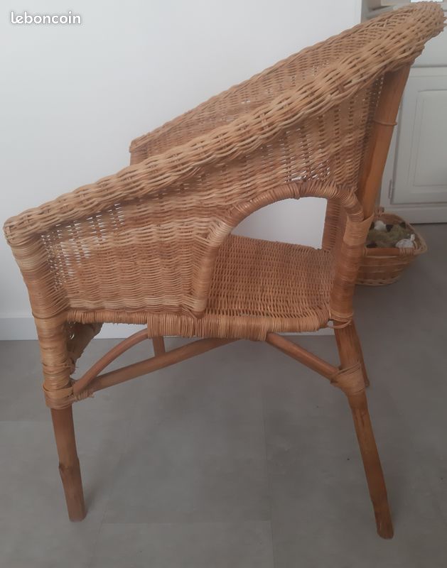 Fauteuil osier (image 3)