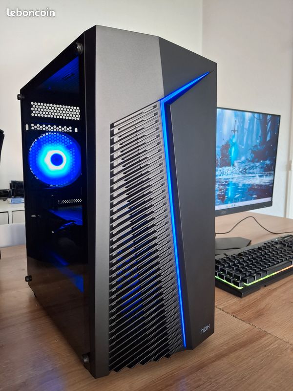 Computadora pc gamer ryzen 5 2600x 8gb 1tb 1650 led 24 ips en México