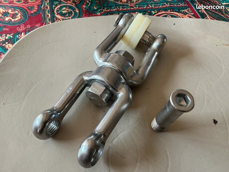 Gros émerillon de mouillage inox (image 3)
