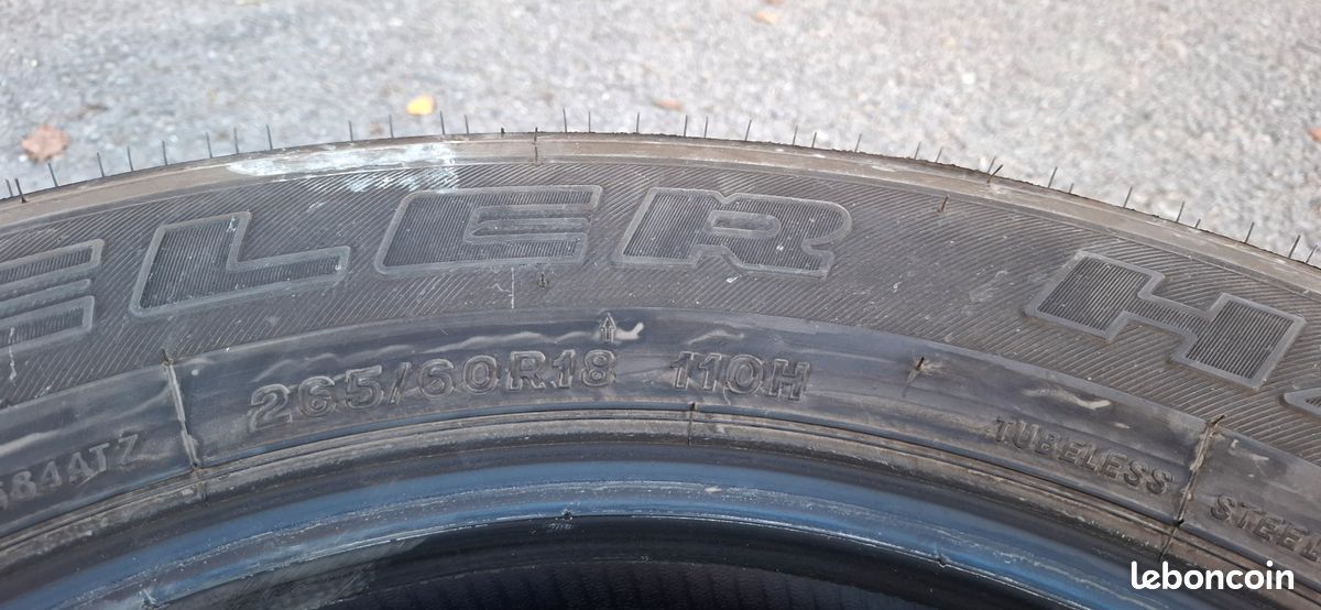 Pneu bridgestone dueler h/t 684 ii (image 3)