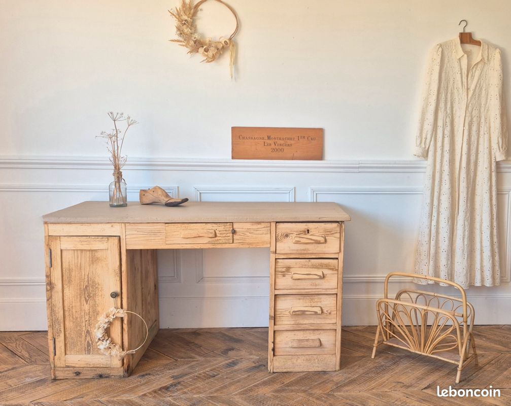 Bureau Ancien Bois (image 6)