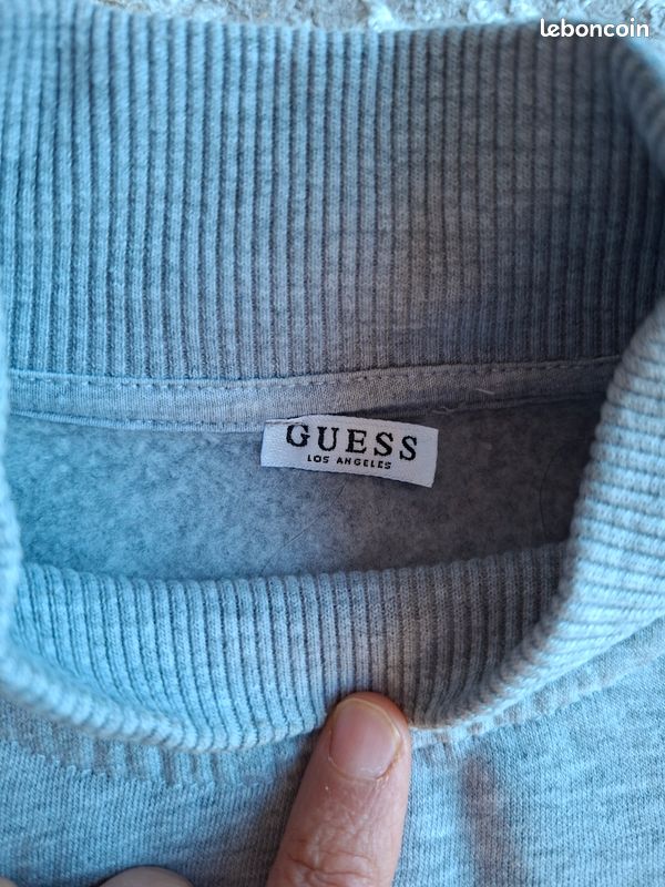 Guess - Sweat Zippé M4RQ17-K9Z21 Bleu Marine