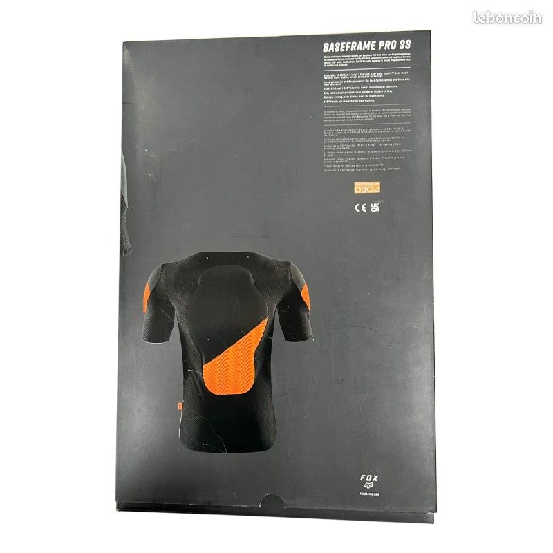 Fox Baseframe Pro SS Black - Maillot VTT Unisexe