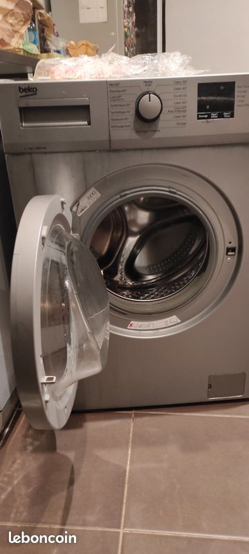 Lave-linge BEKO WTE7612SY – 7 kg – ProSmart Inverter – Bon état (image 4)