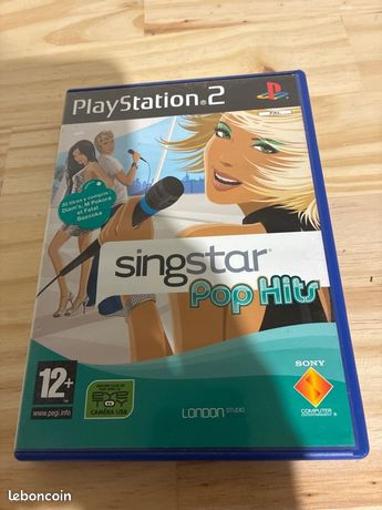 SINGSTAR POP HITS - PS2 - VF - BOITE CD LIVRET