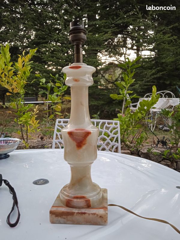 Lampe de chevet albâtre (image 3)