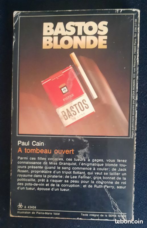 Paul Cain, A tombeau ouvert , Collection Carré Noir (image 2)