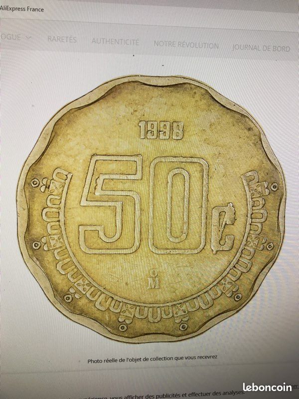 Numismatique du MEXIQUE " 5 pièces de monnaie " (image 10)